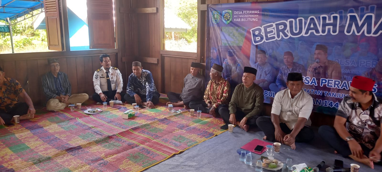 PK Bapas Tanjungpandan Hadiri Beruah Massal Desa Perawas, Perkuat Peran Sosial Pemasyarakatan di Tengah Masyarakat